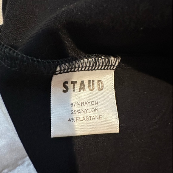 STAUD Black and White Crop Top - Picture 2 of 5